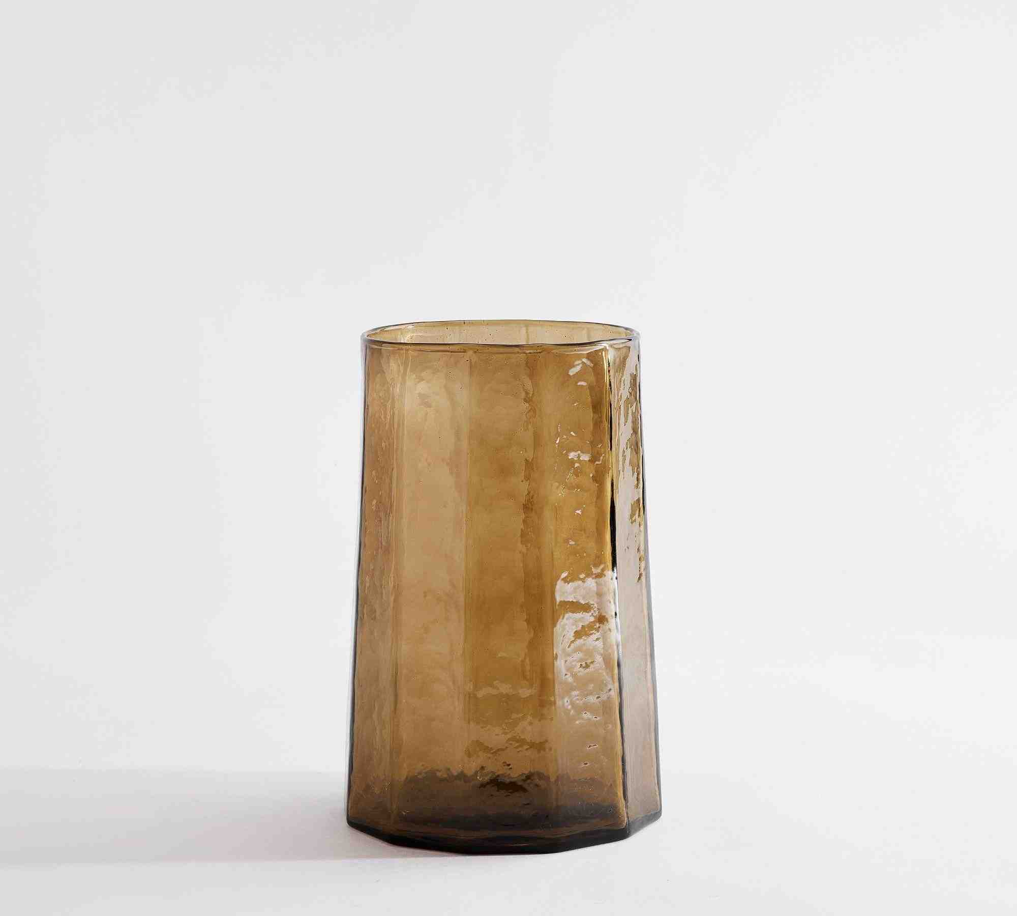 Hammered Cafe Recycled Hurricane Candleholder