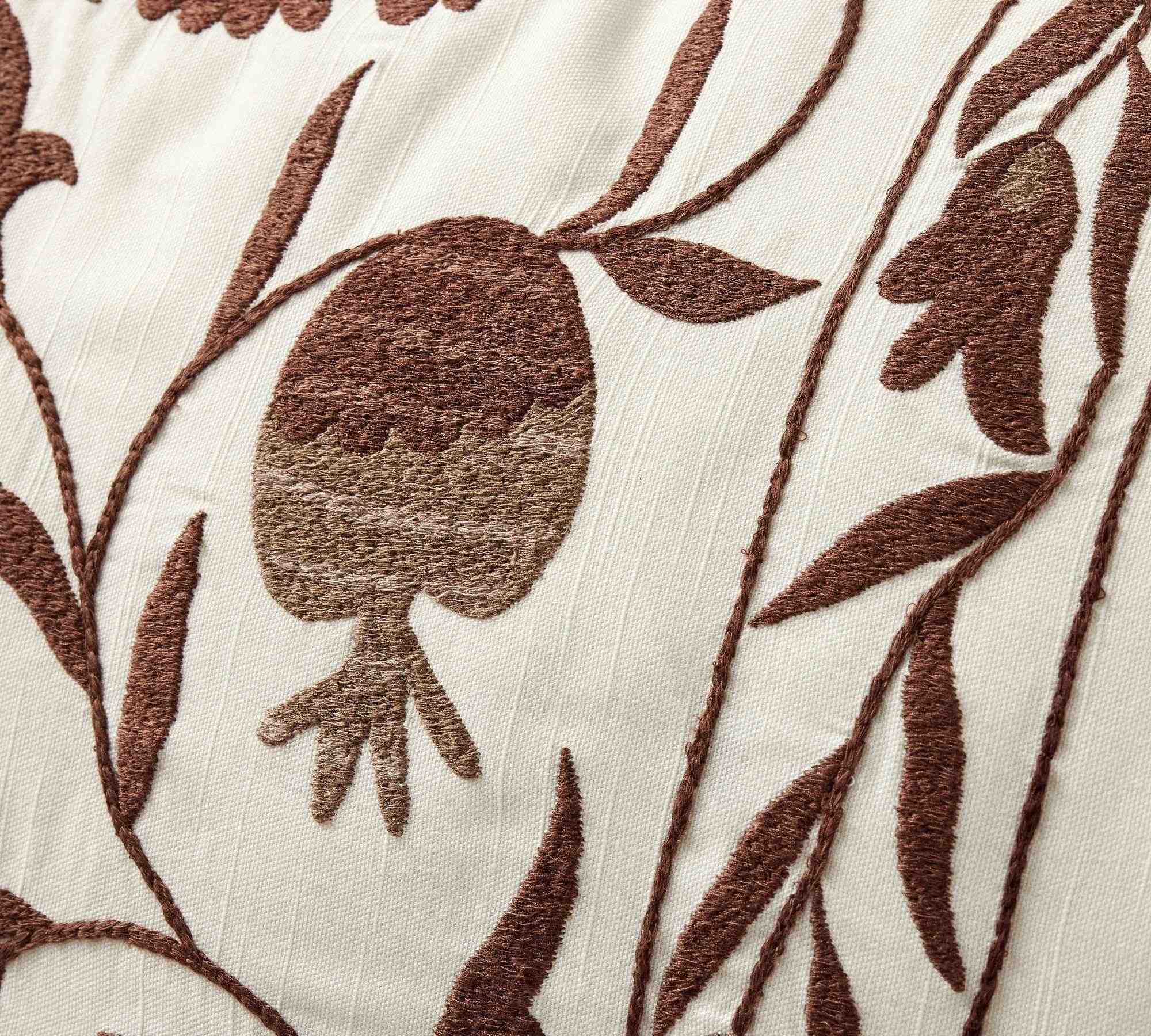 Montrose Suzani Embroidered Lumbar Pillow