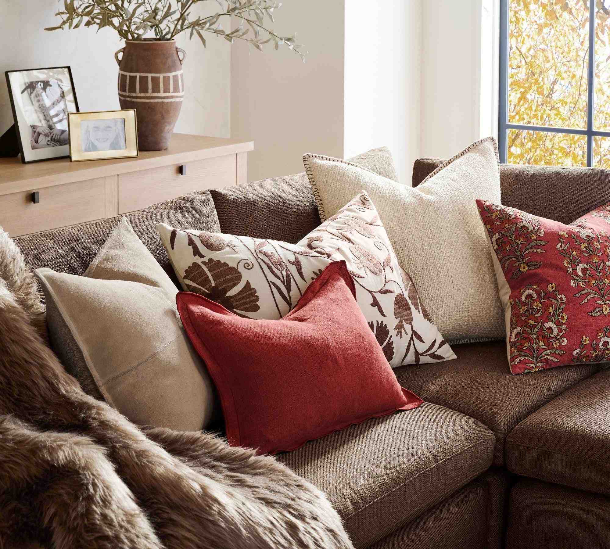 Montrose Suzani Embroidered Lumbar Pillow