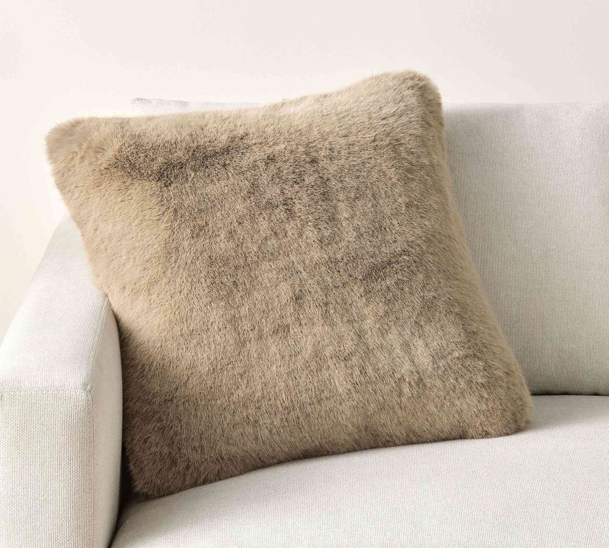 Faux Fur Mink Pillow