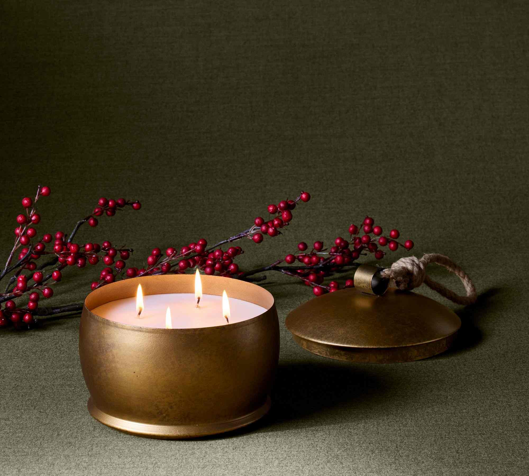 Pottery Barn | St. Jude Vintage Bell Candle - Winter Spruce