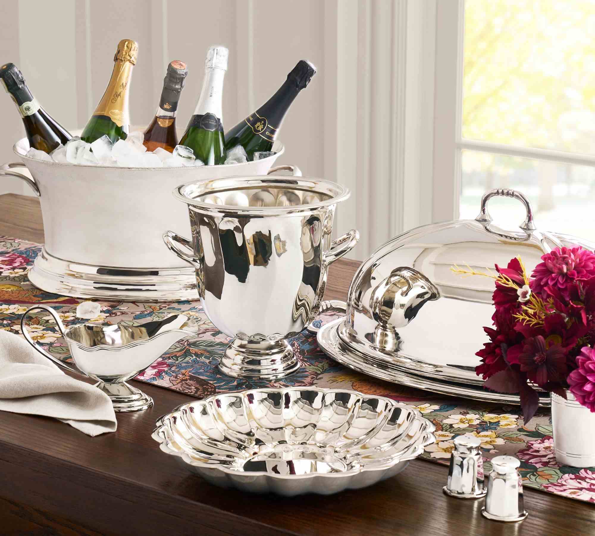 Heritage Silver Salt & Pepper Shakers