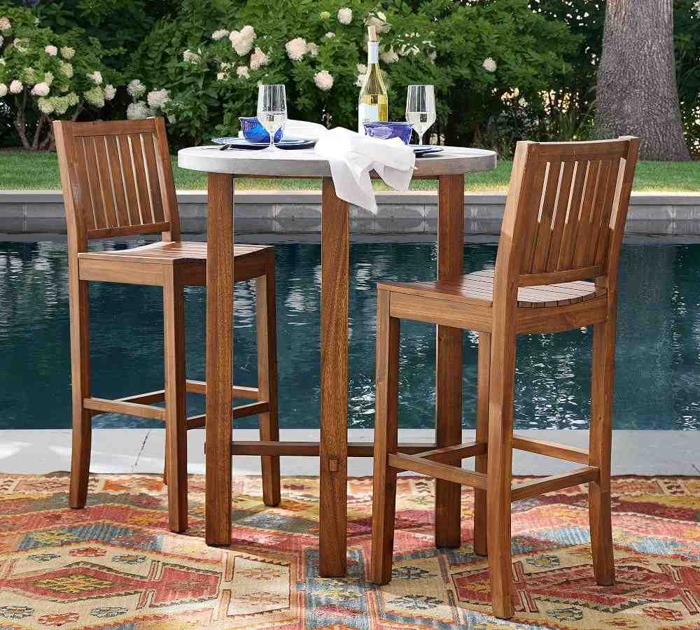 Abbott  Acacia  Barstool- Brown