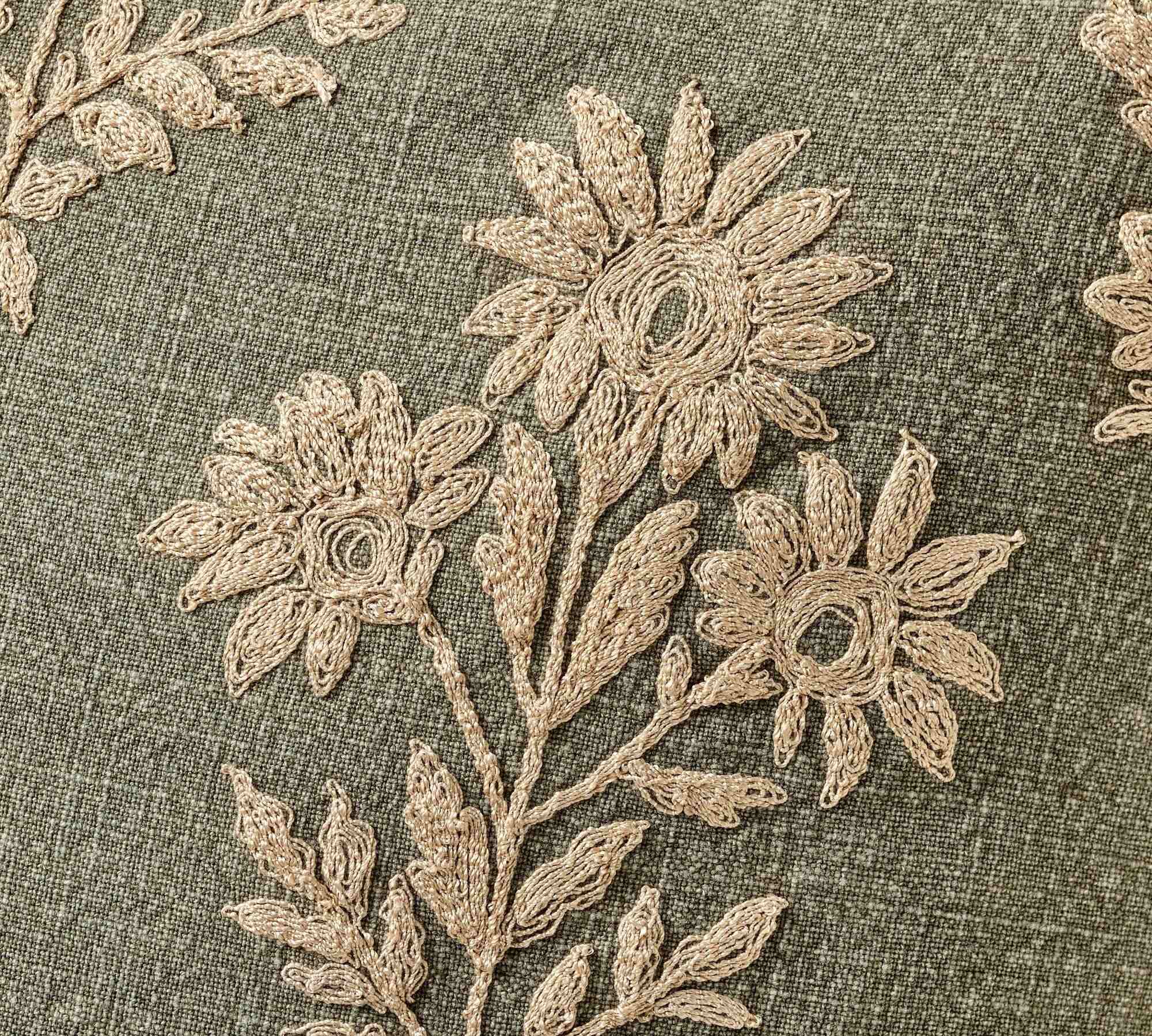 Gillian Embroidered Pillow