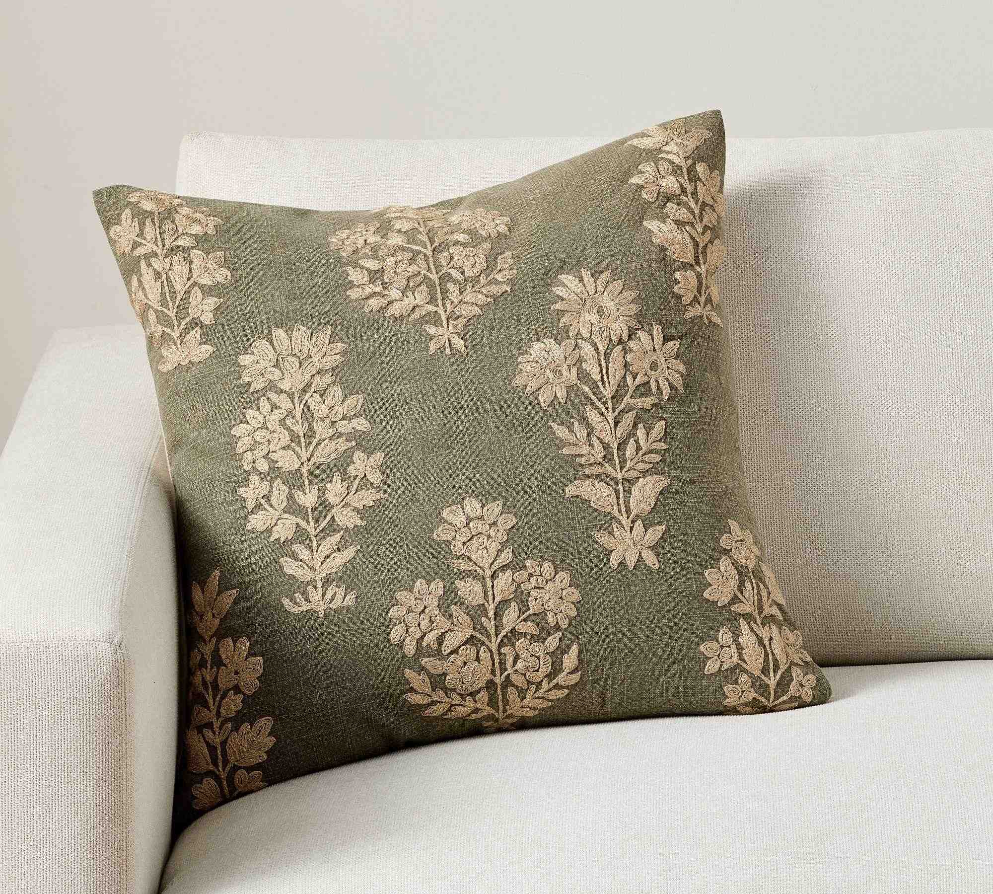 Gillian Embroidered Pillow