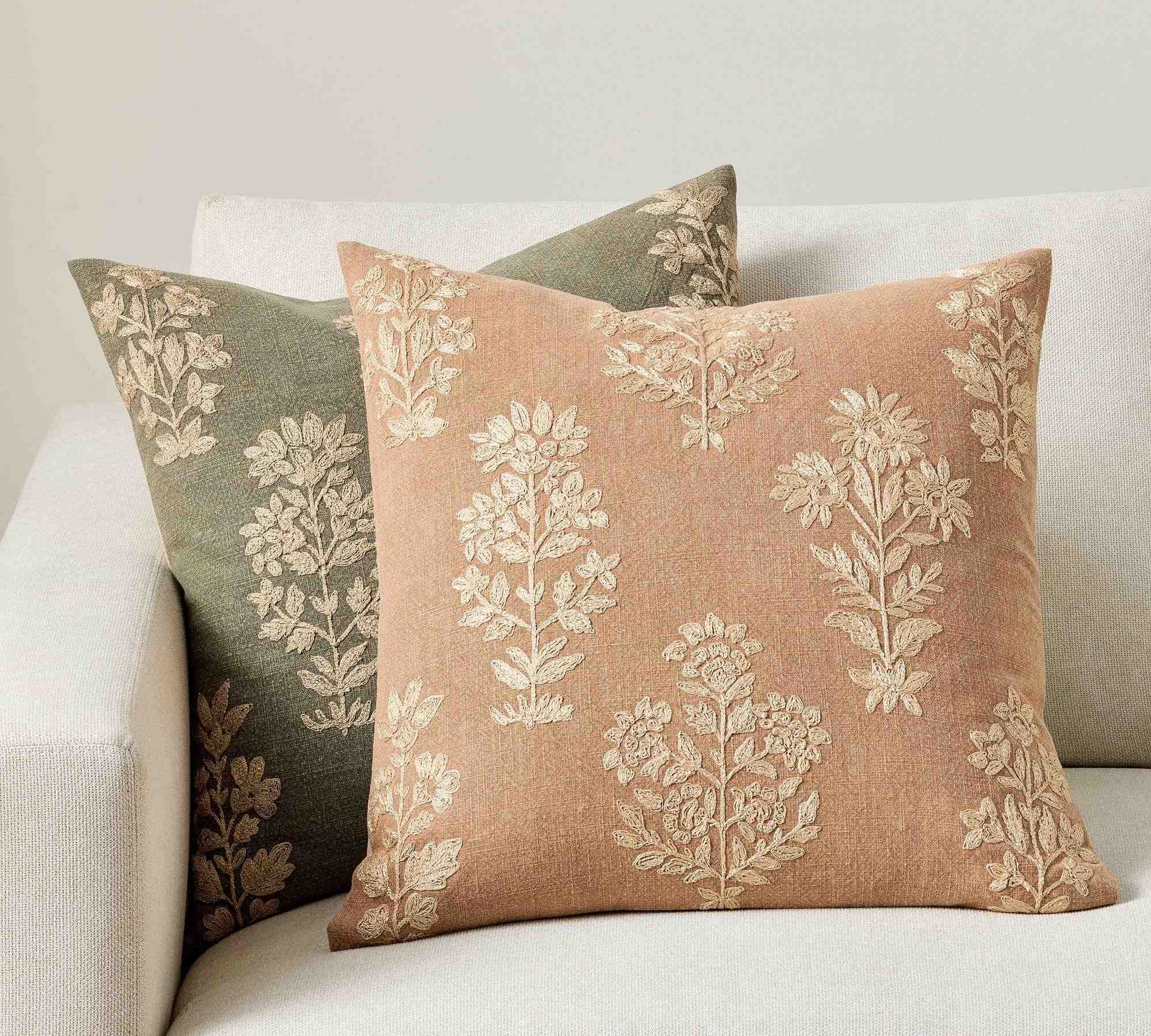 Gillian Embroidered Pillow