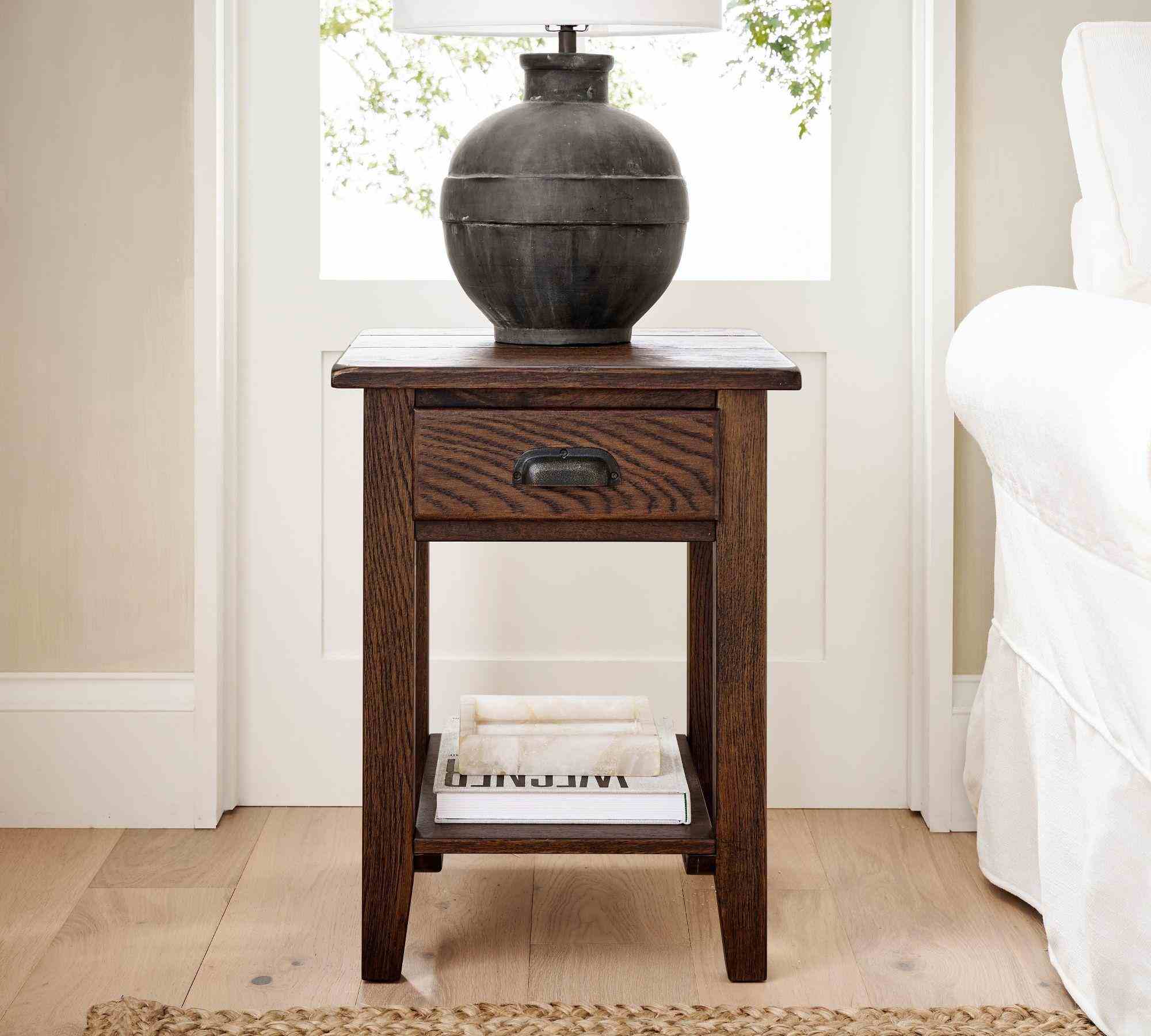 Amherst Side Table Regular Wood Umbria