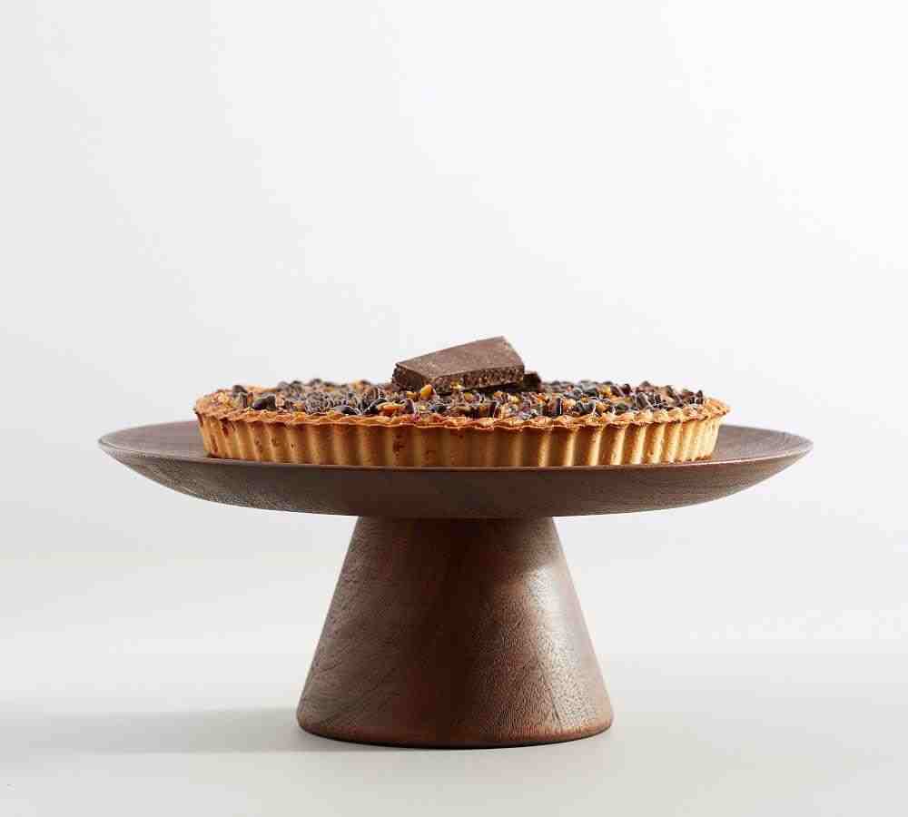 Chateau Handcrafted Wood Cake Stand