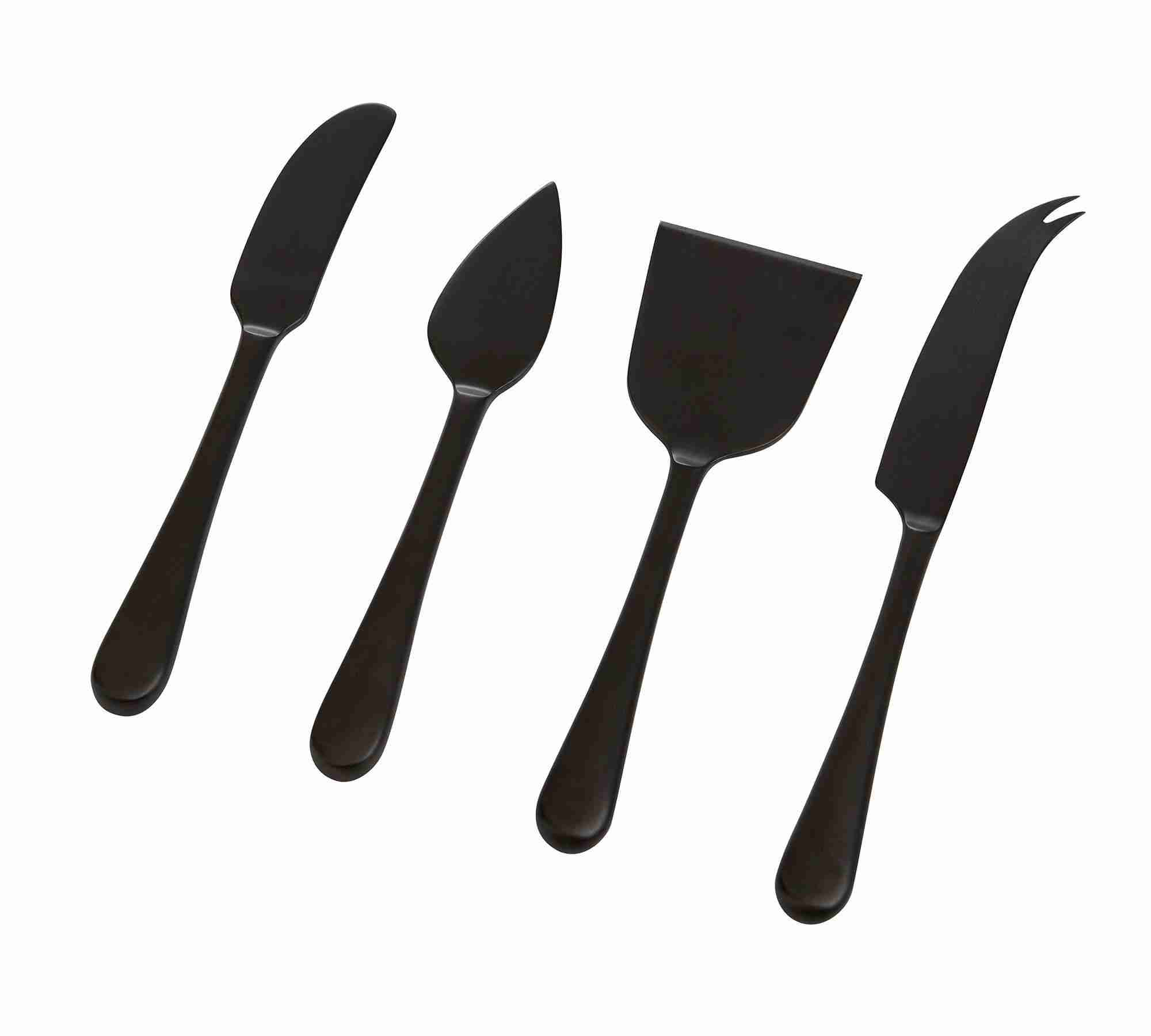 Mason Cheese Knives, Gunmetal, Set of 4