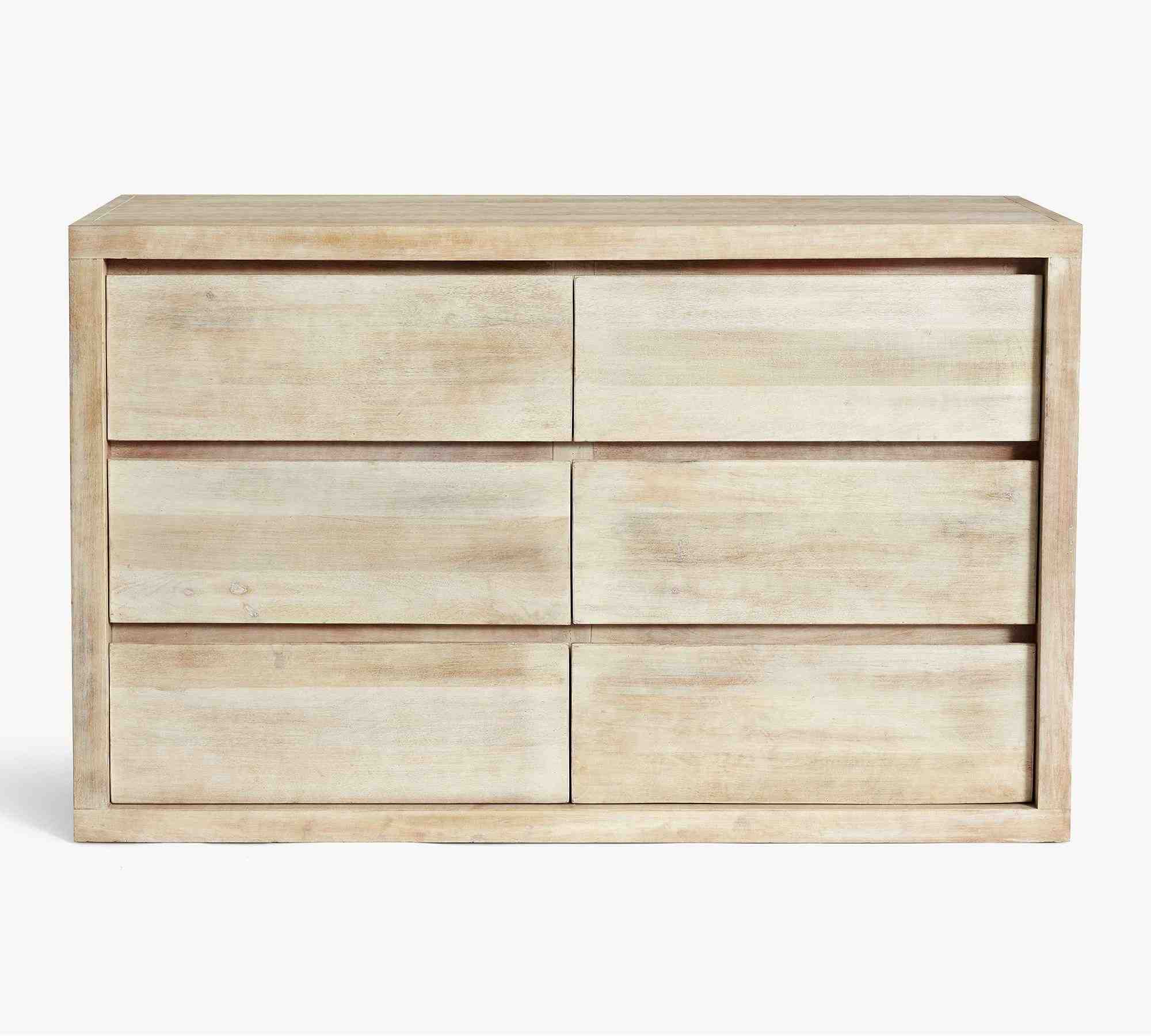 Cayman 6-Drawer Wide Dresser, Biscotti