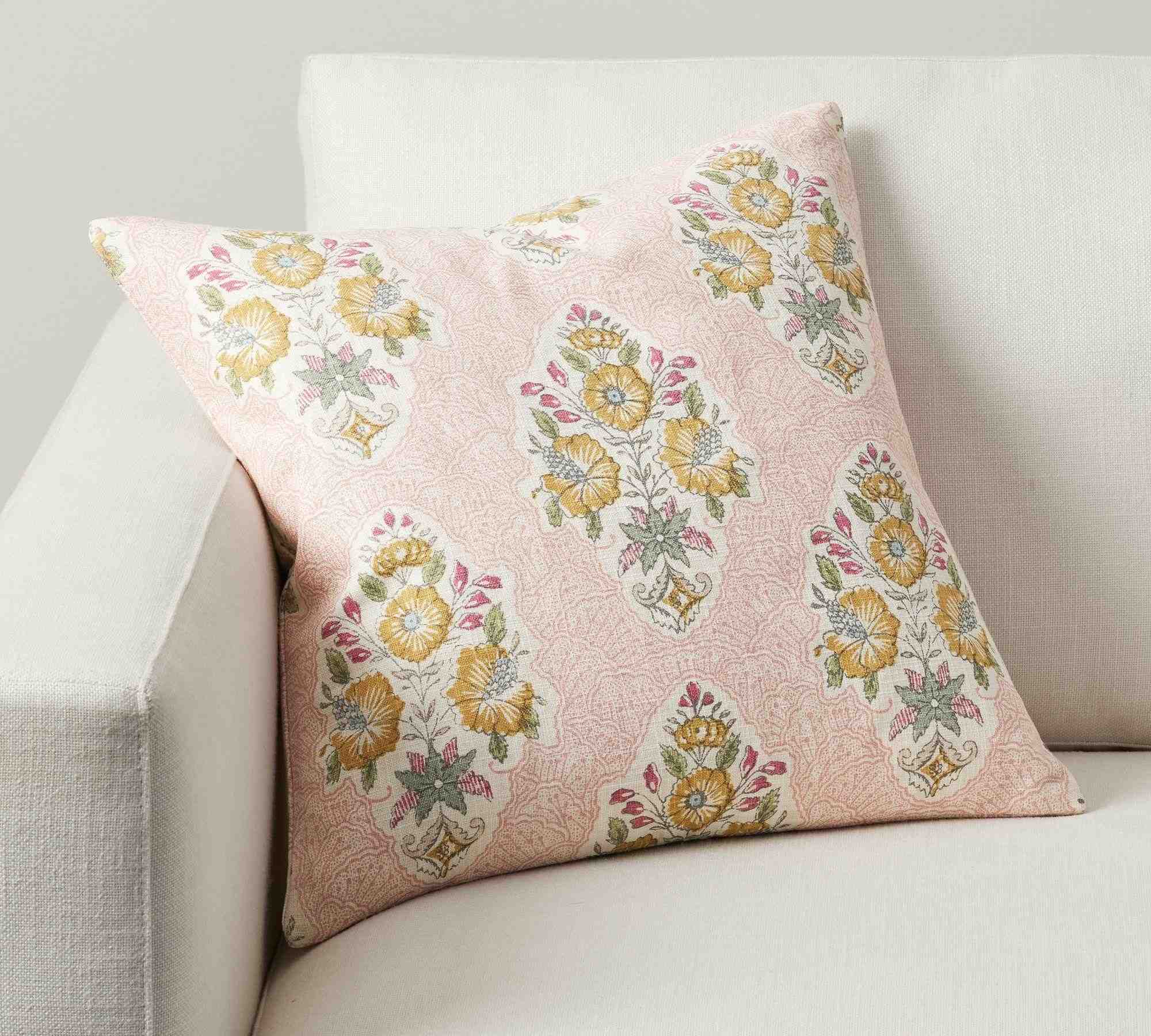 Macia Printed Pillow Cover, 18", Multi