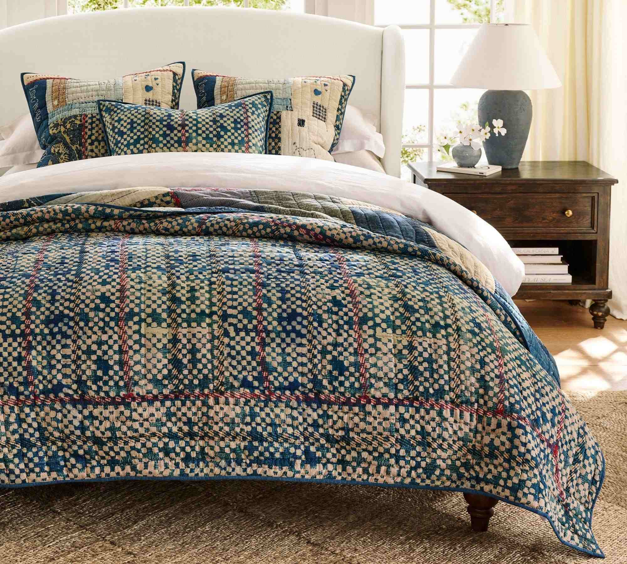 Love Handcrafted Reversible Quilted Sham