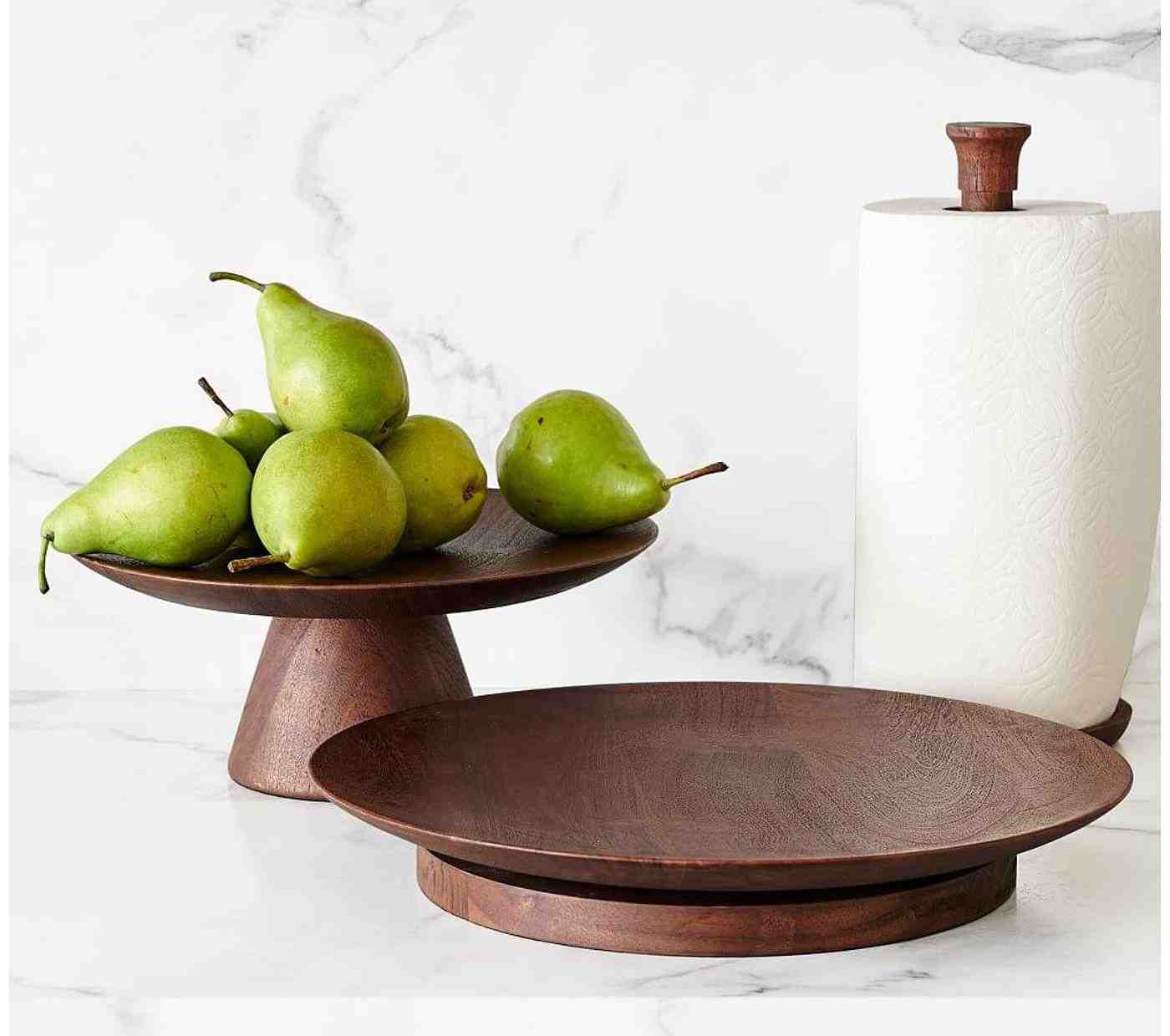 Chateau Handcrafted Wood Paper Towel Holder