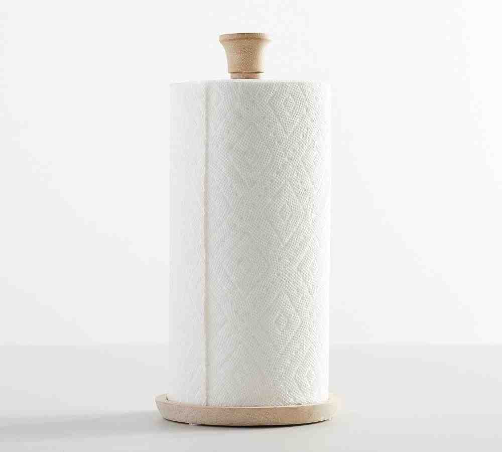 Chateau Handcrafted Wood Paper Towel Holder