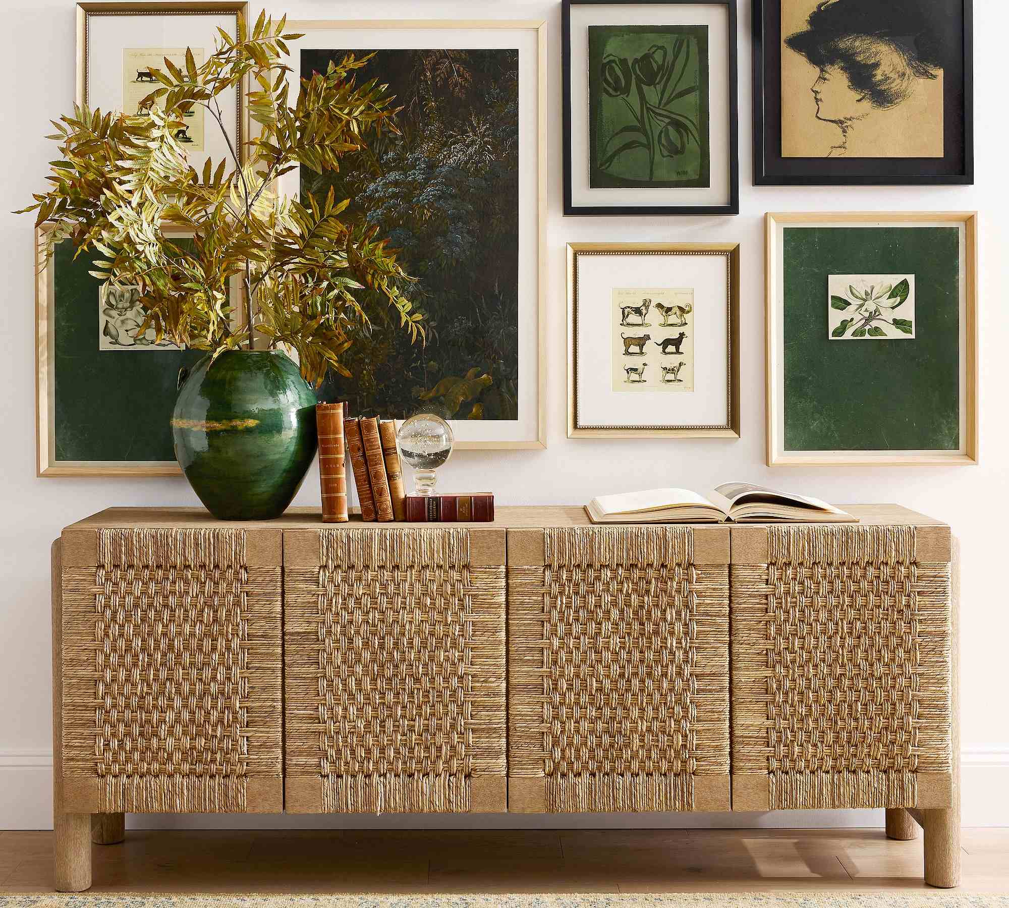 Faux Oversized Turning Sumac Branch