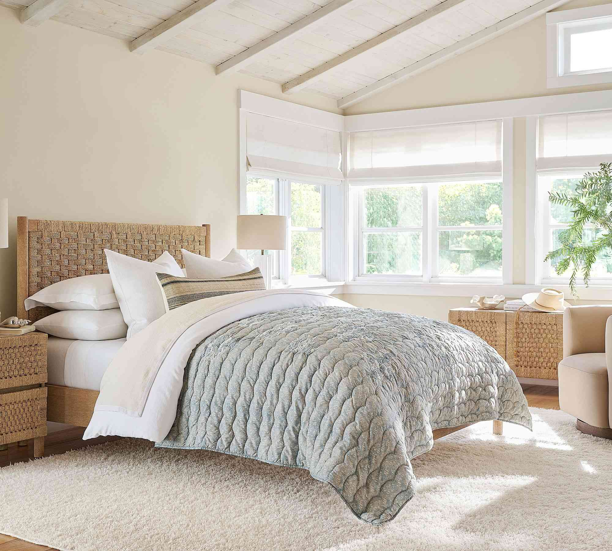 Coral Reef Embroidered Quilt