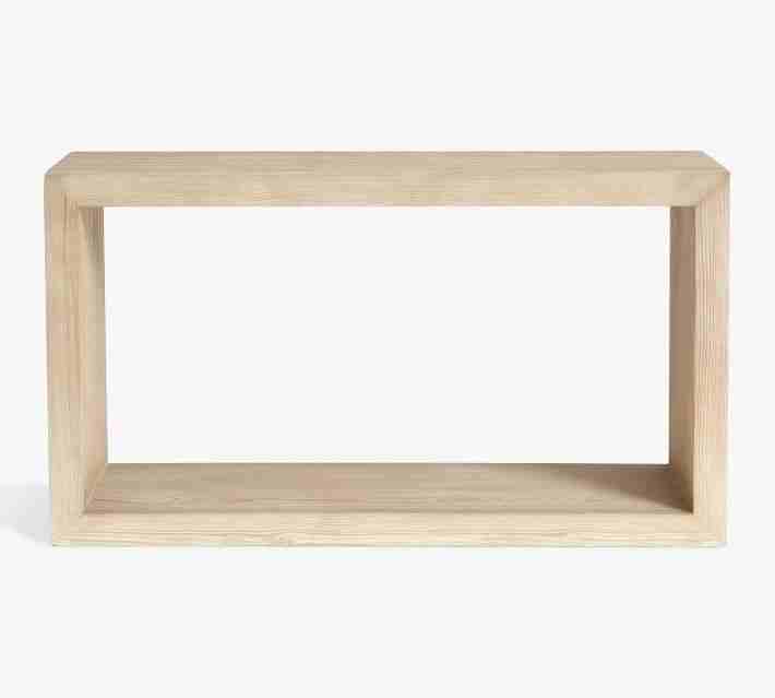 Folsom 52 Inches Open Console Table, Desert Pine