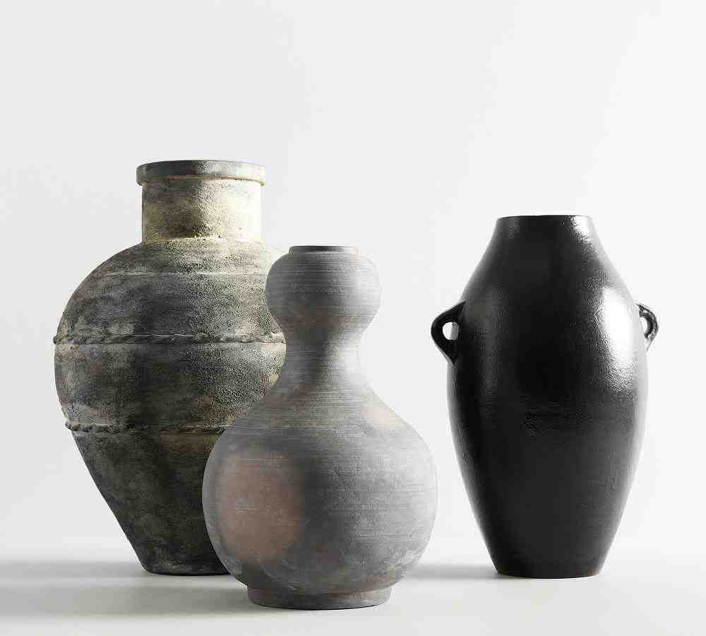Artisan Vase Collection - Black