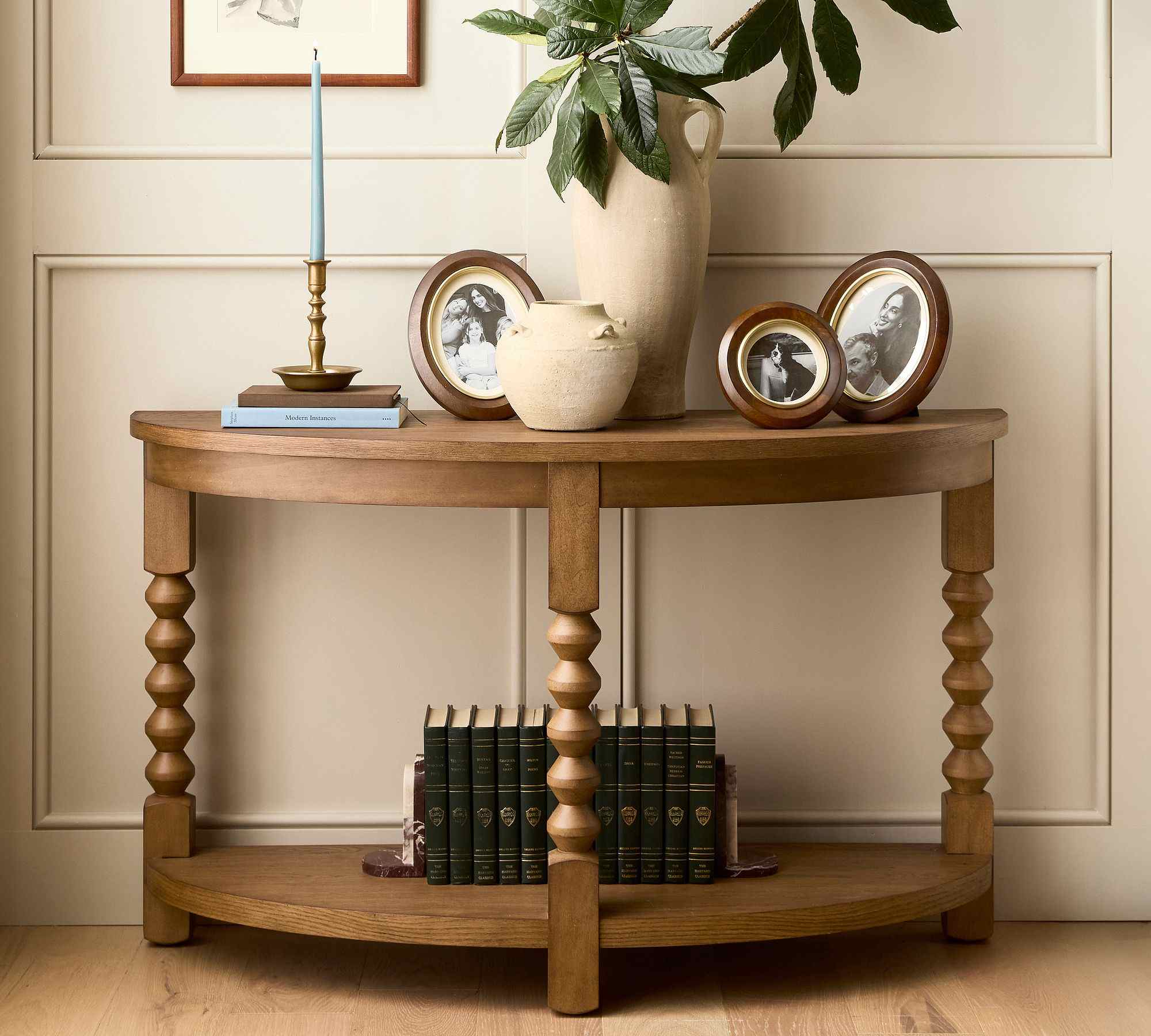 Chris Loves Julia Stacked Ball Console Table