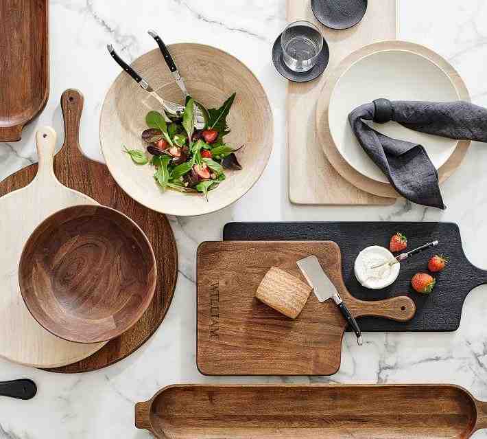 Chateau Handcrafted Acacia Wood Charger Plate