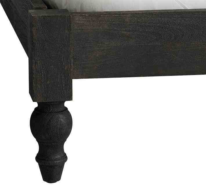 Astoria Storage Headboard & Platform Bed, Rosedale Black, King