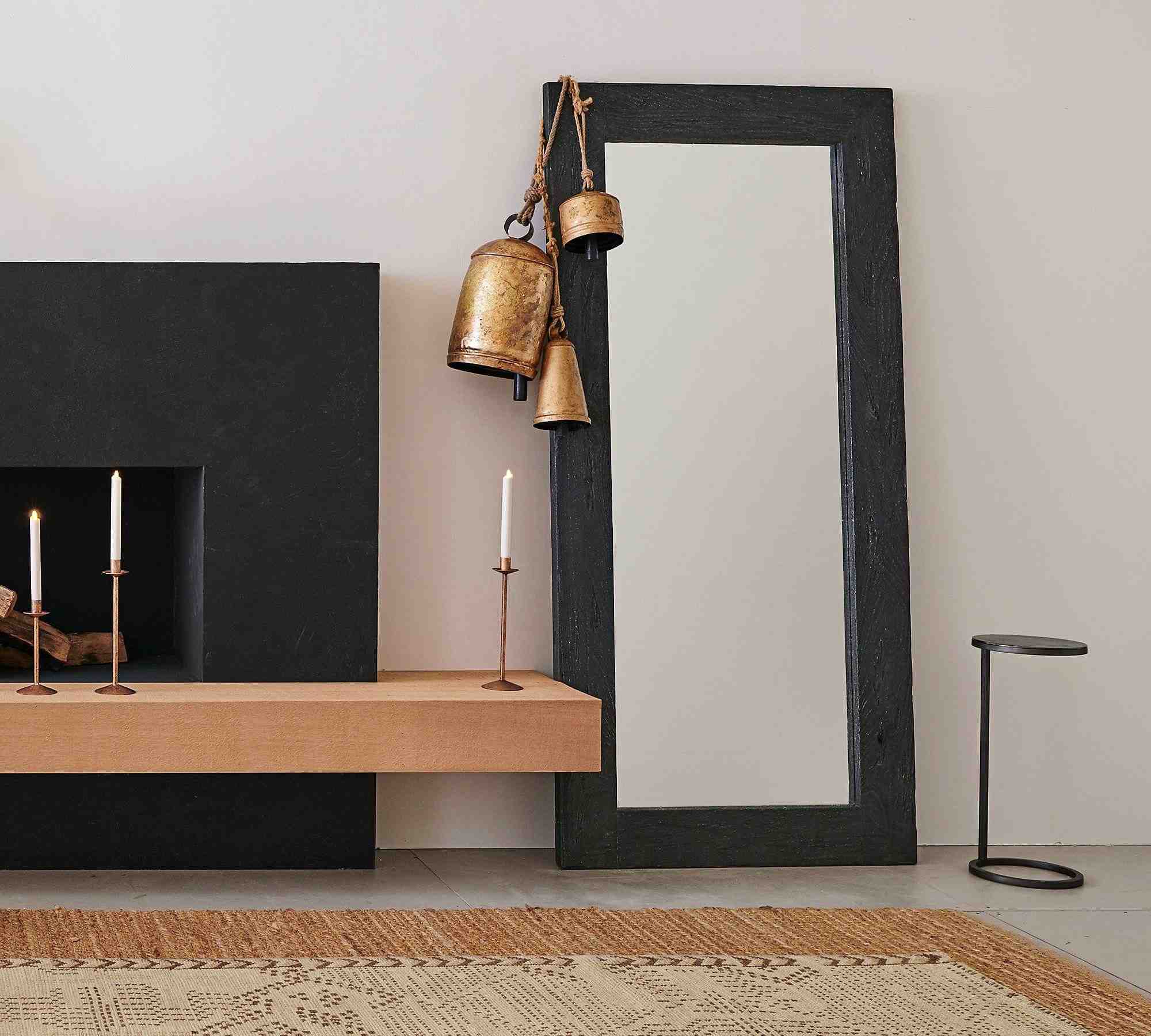 Bozeman Mango Wood Floor Mirror