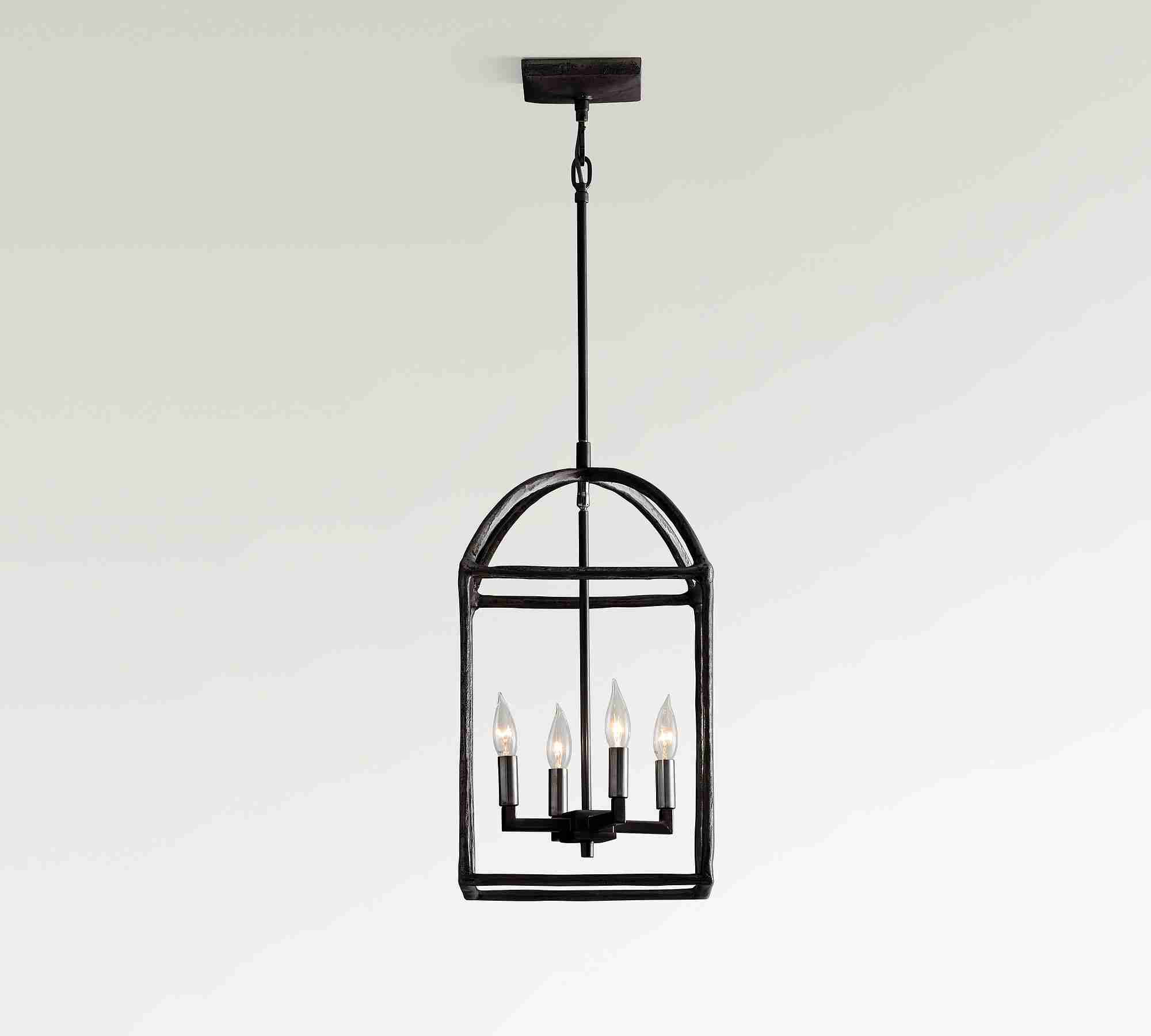 Pottery Barn | Fallon Forged-Iron Pendant (13")