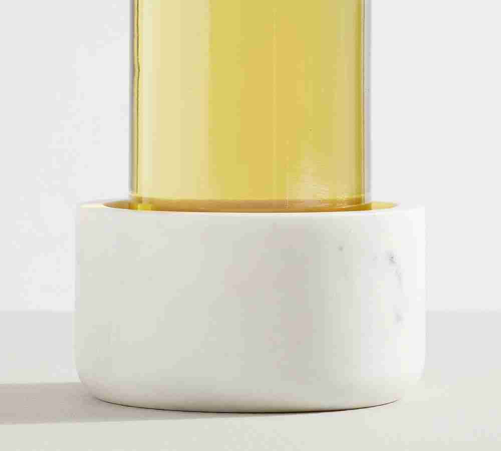White Marble Wine Bottle Coaster