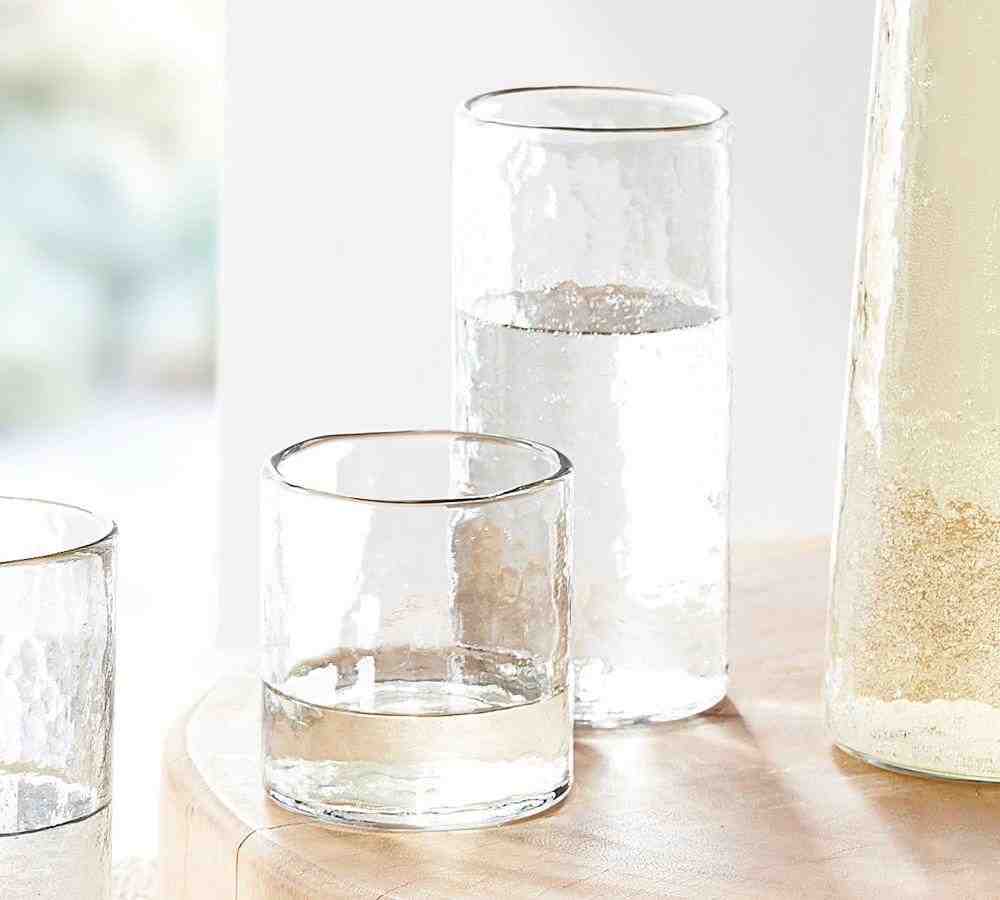 Pottery Barn | Handmade Hammered Drinking Glasses