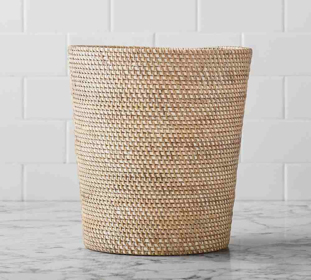 Tava Handwoven Rattan Bathroom Accessories