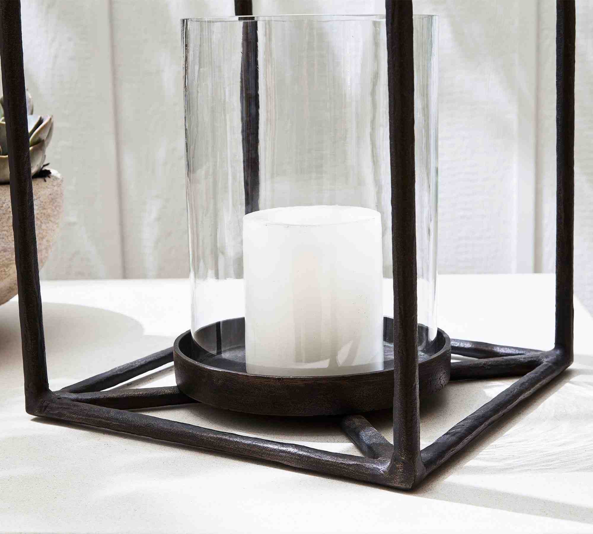 Fallon Forged Iron Indoor/Outdoor Lanterns