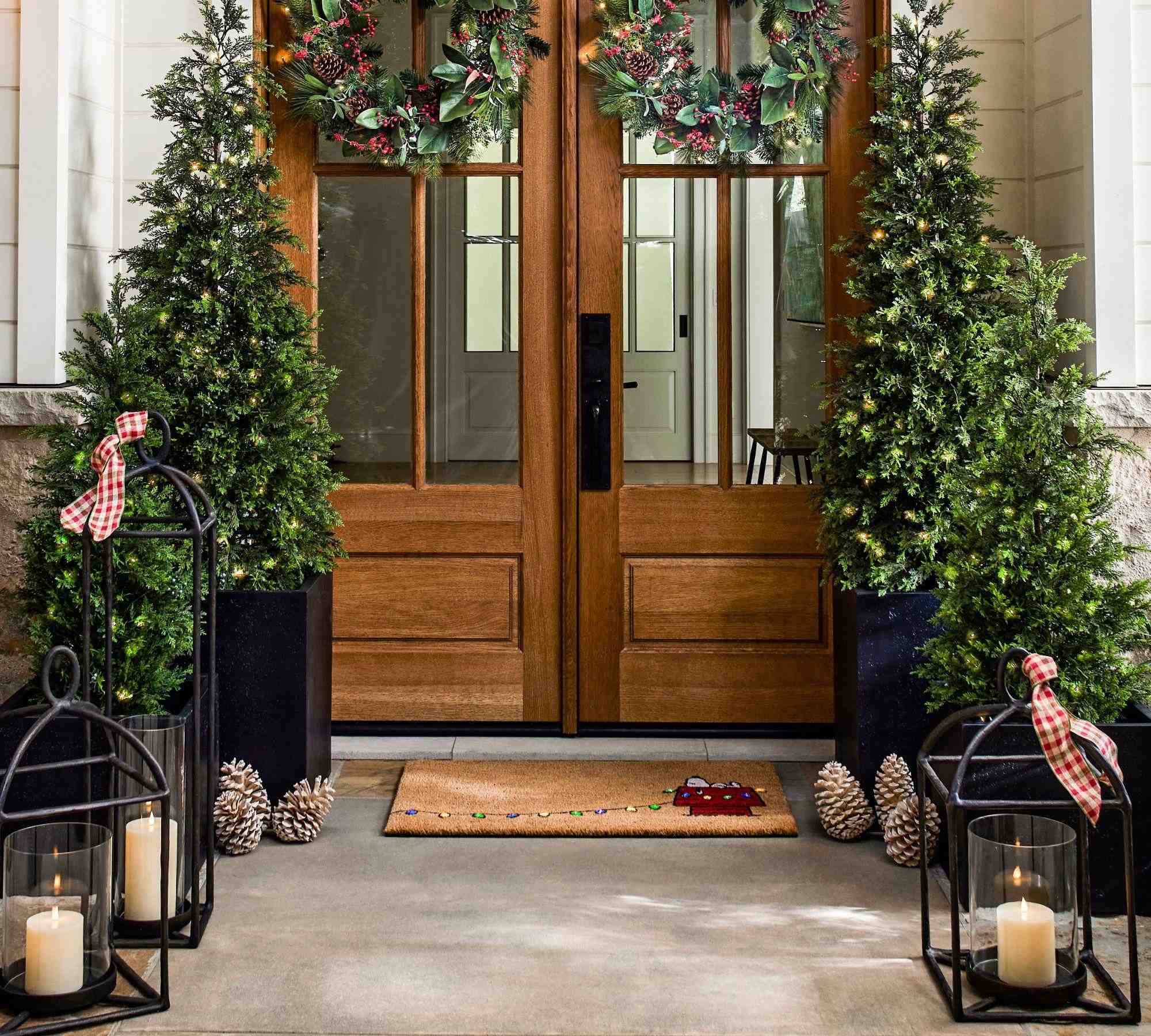 Fallon Forged Iron Indoor/Outdoor Lanterns