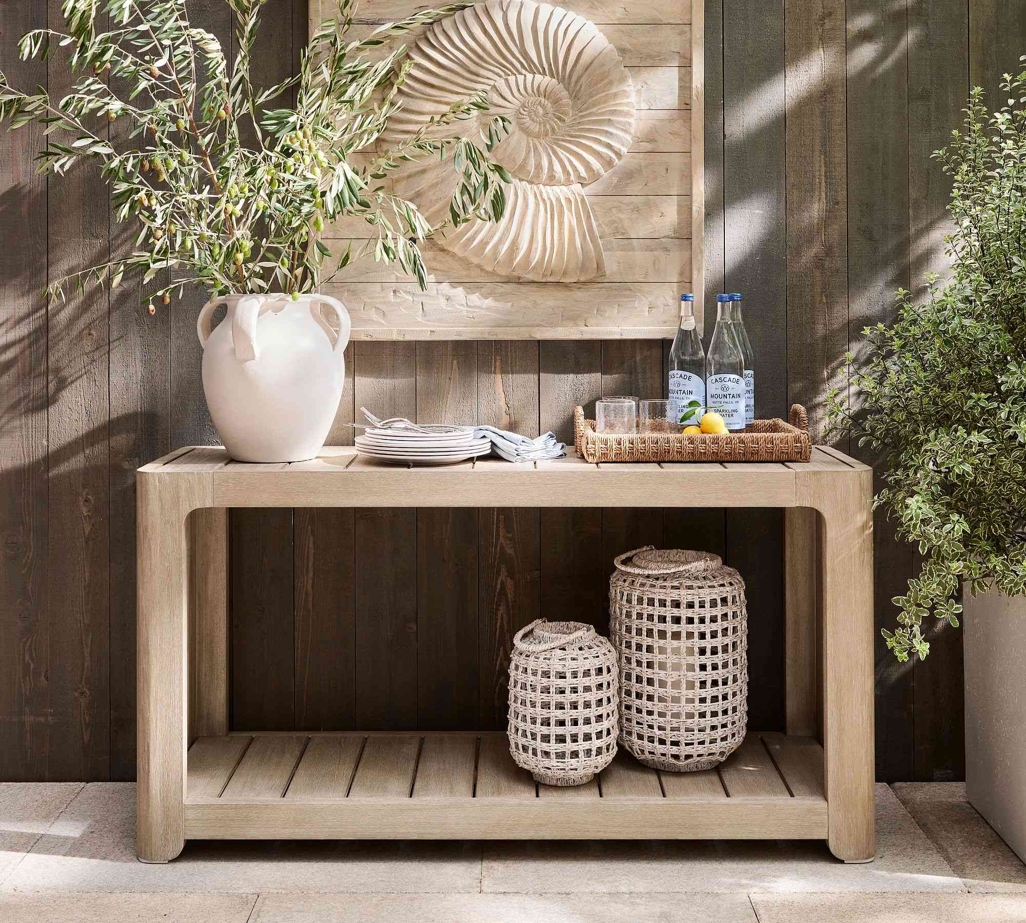 Aptos Outdoor Console Table (57")