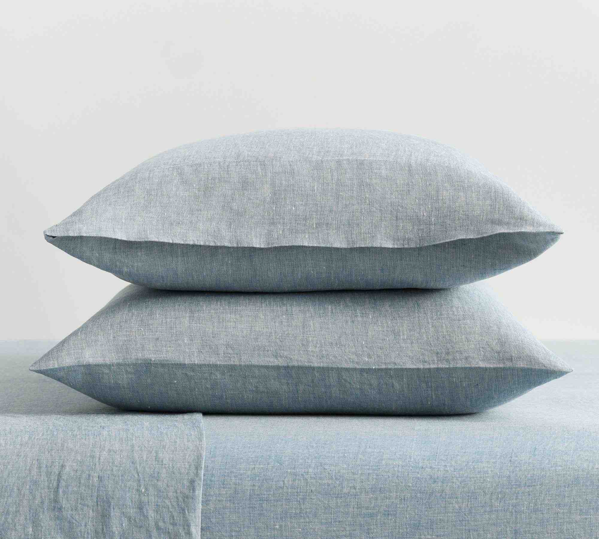 Classic Belgian Flax Linen Pillowcases - Set of 2