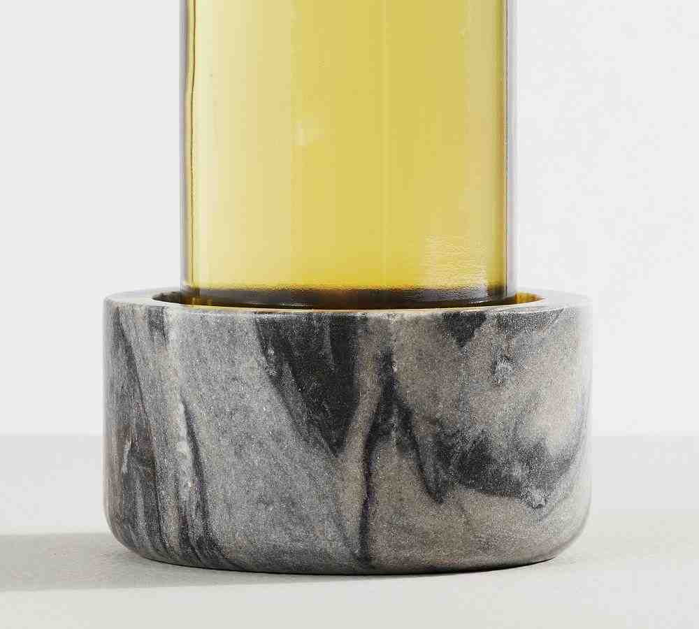 Black Marble Wine Bottle Coaster