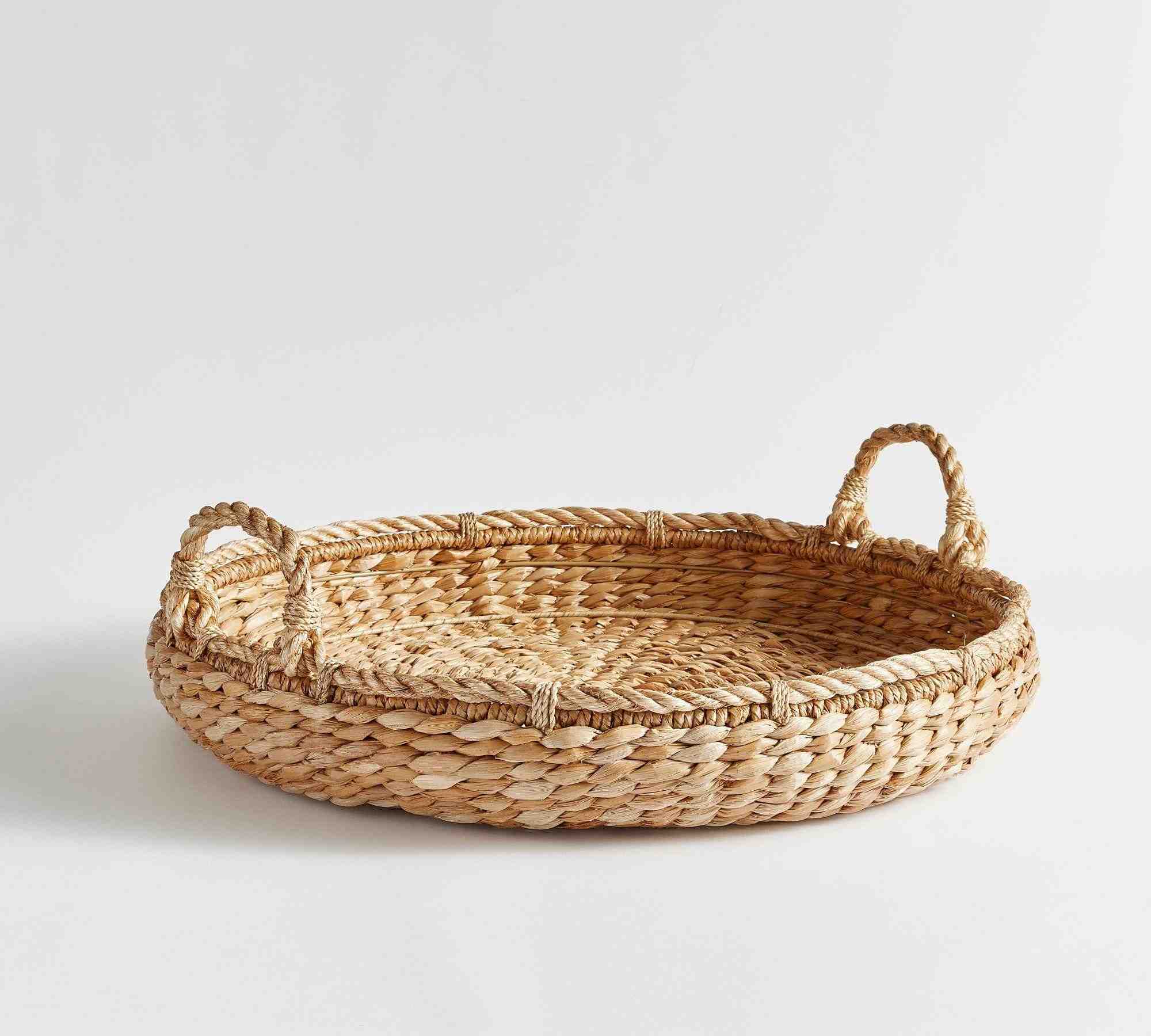 Handwoven Twisted Seagrass Tray