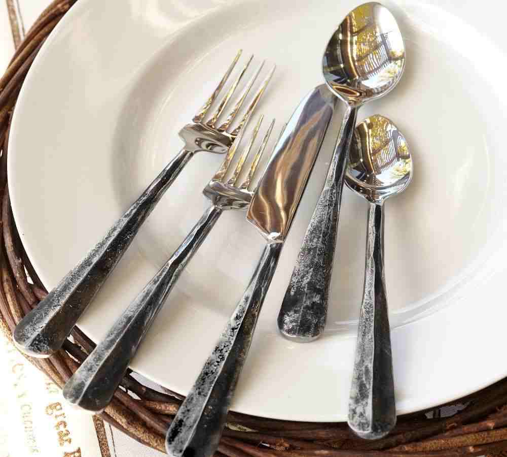 Pottery Barn | Ridge Blackened Flatware