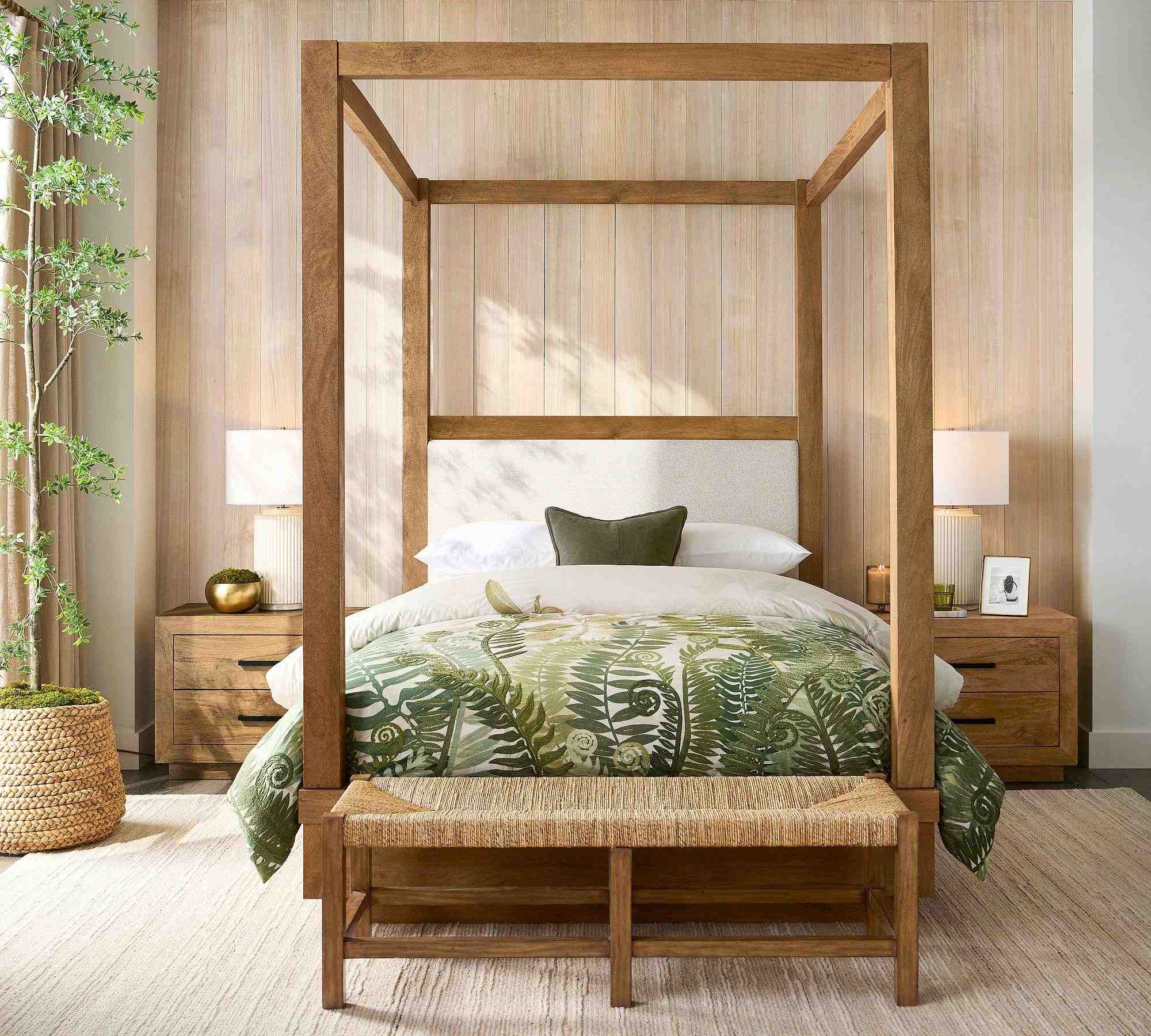 Fern Embroidered Duvet