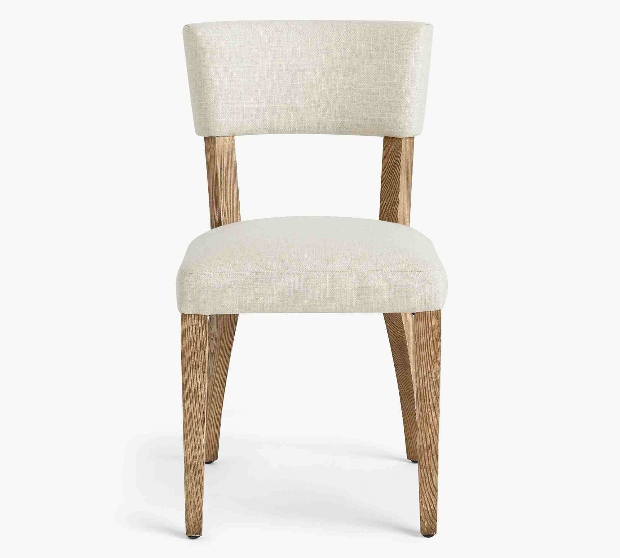 Payson Upholstered Dining Side Chair, Seadrift Leg, Performance Boucle Oatmeal