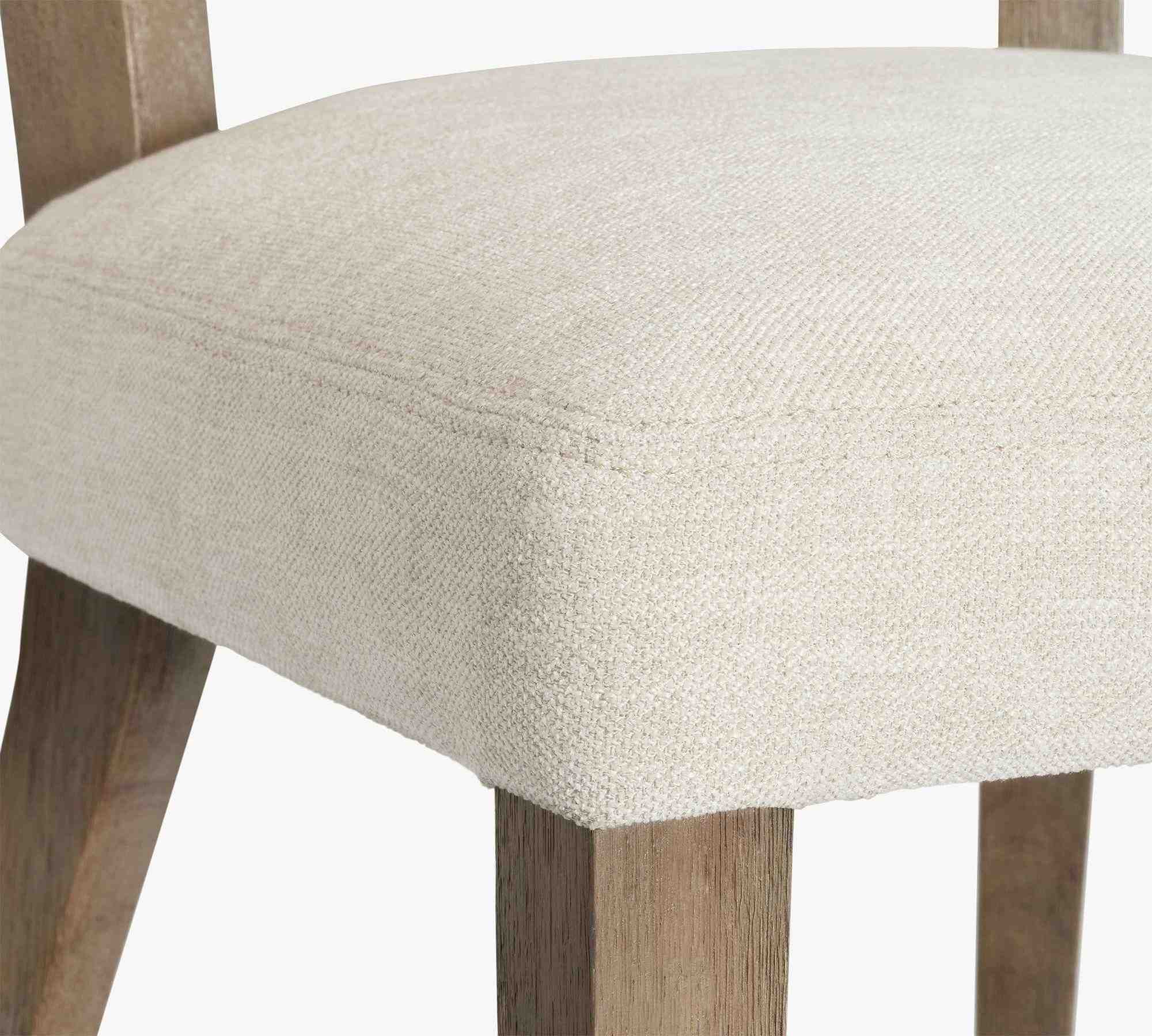 Payson Upholstered Dining Side Chair, Seadrift Leg, Performance Boucle Oatmeal