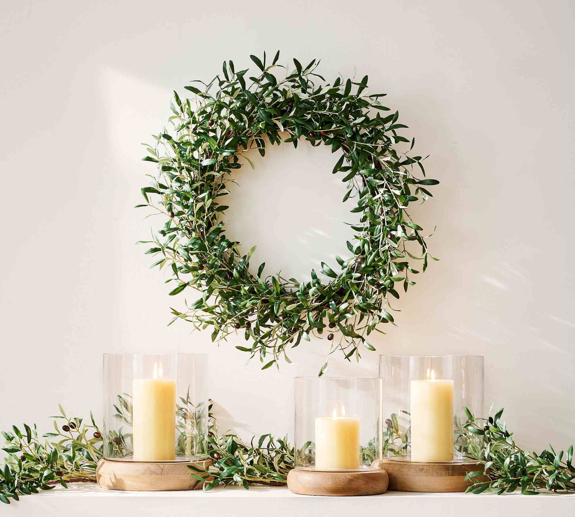 Pottery Barn | Faux Olive Garland