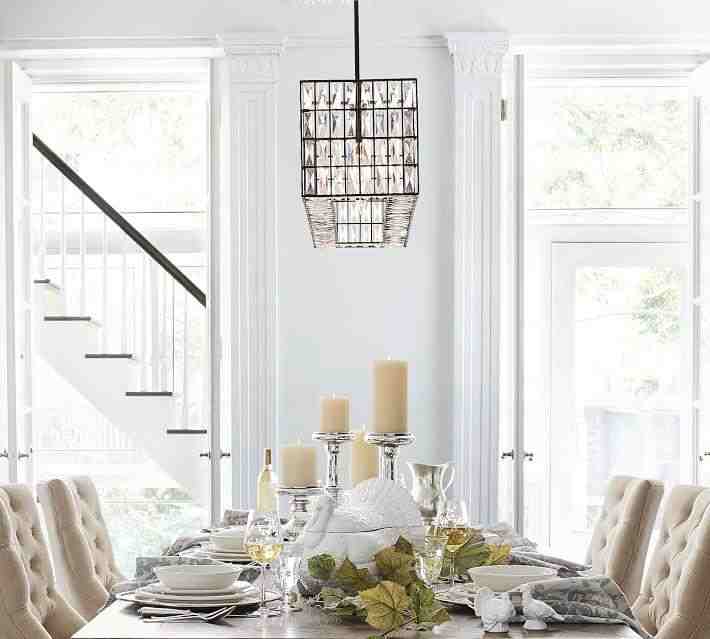 Adeline Crystal Rectangular Chandelier