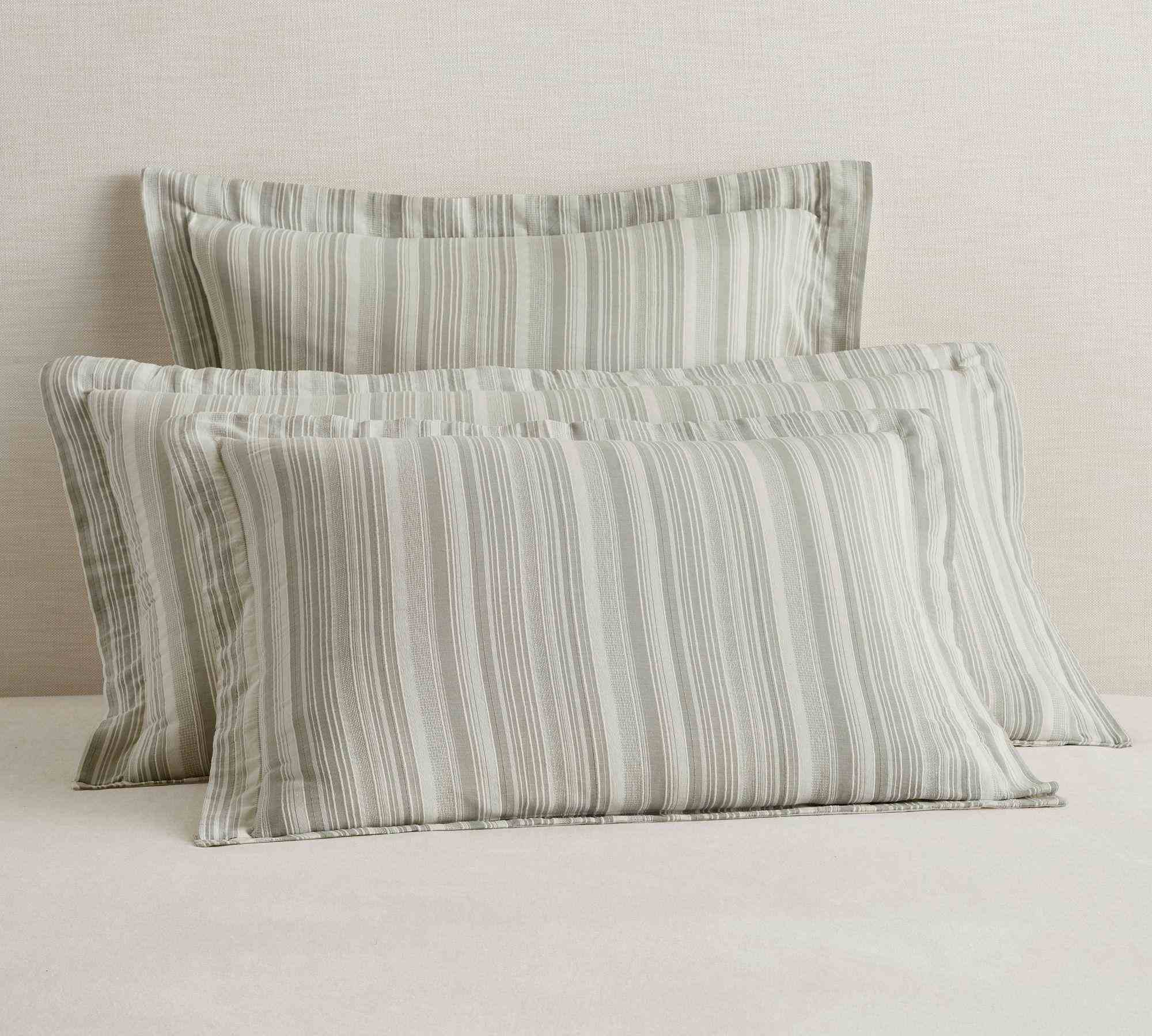 Beckett Yarn Dye Textured Striped Sham