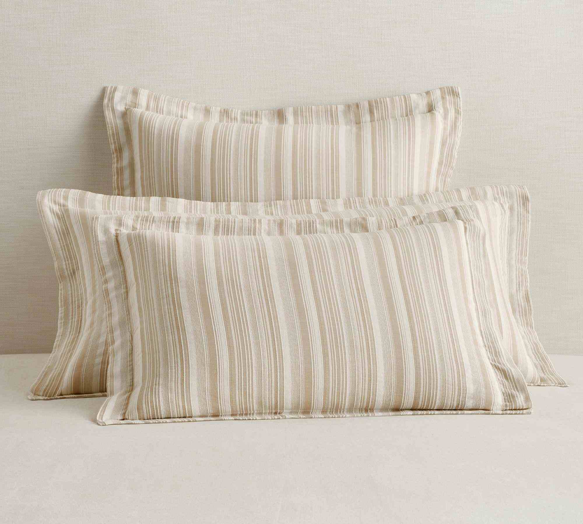 Beckett Yarn Dye Textured Striped Sham