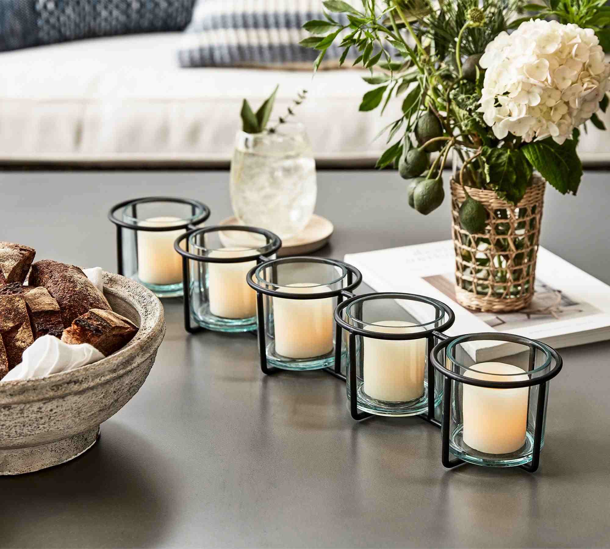 Pottery Barn | Dani Handcrafted Circular Votive Candleholders