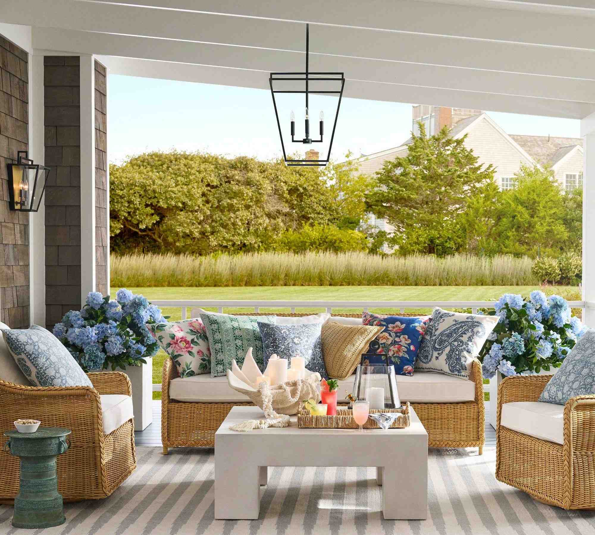 Cosmo Floral Outdoor Pillow