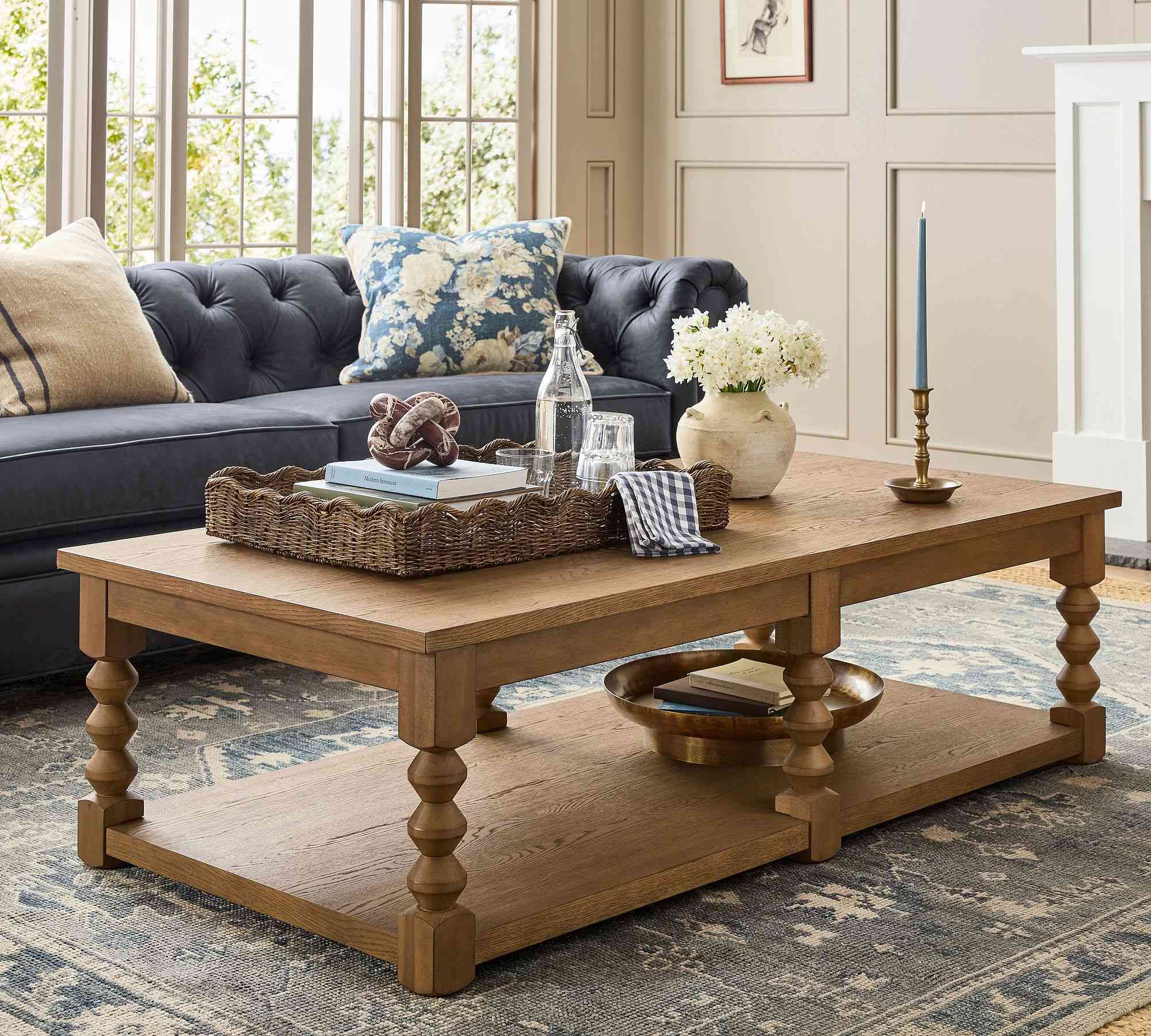 Pottery Barn | Chris Loves Julia Stacked Ball Coffee Table (60.5")