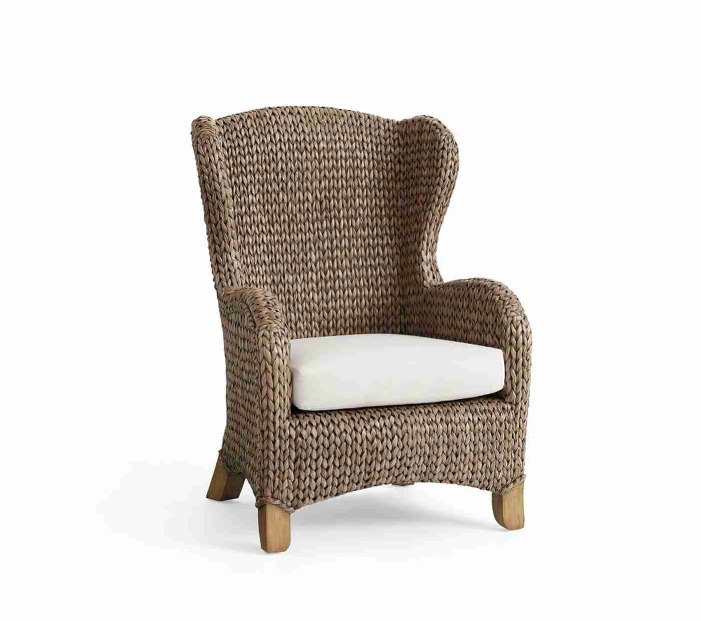 Seagrass Wingback Chair