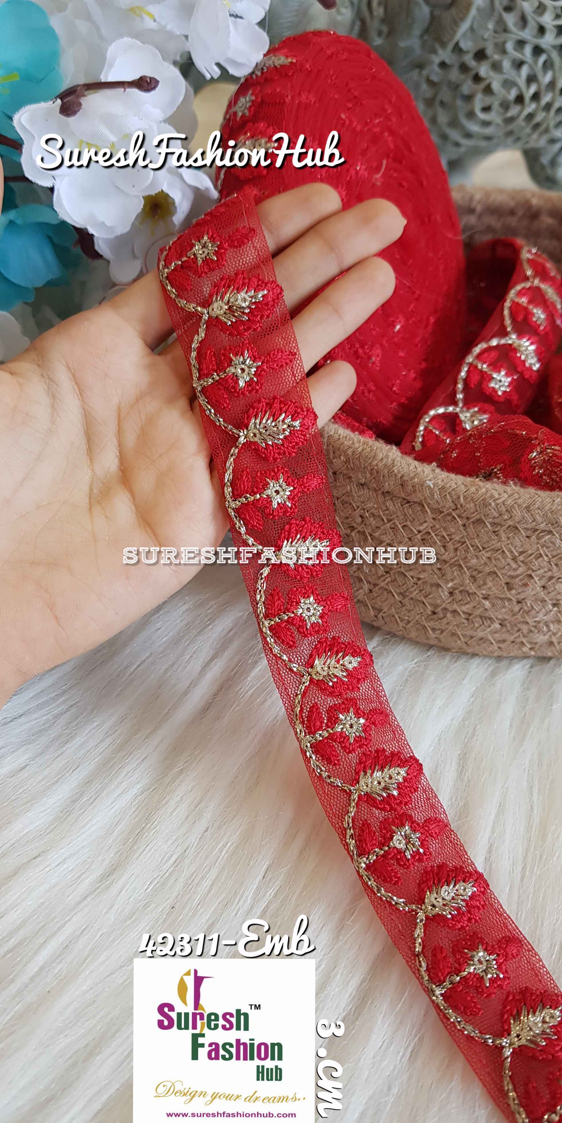 Indian Laces Embellishments Embroidery Saree Border Wholesale Silk Crafting Sewing Decorative Designer Ribbons #Blackborder  #Fancylaces #Decorativetrims #Embroideredborder #Sewingtrims #テープ #minne #lndianlaces #Sareeborder #アニー都城 #pasamanerías #pasamaneriasbordadas #Embellishments #可愛いマスク #Embroiderytrimmings #アクセサリー