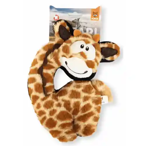 Barkbutler Fofos Safari Line Giraffe Plush Toy for Dogs